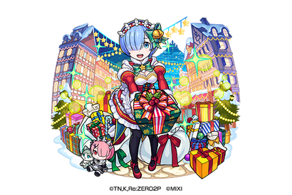 「リゼロ」エミリアやレム＆ラムと“クリスマス”準備しよ♪「モンスト」コラボ開催 画像