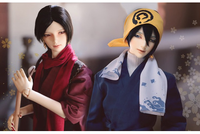 「刀剣乱舞」三日月宗近と加州清光の“内番装束”を完全再現！ キャストドール最新作 画像