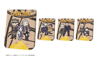 「ゴールデンカムイ」杉元、アシリパ、鶴見中尉、鯉登少尉がかわいいグラフアートに♪デフォルメキャラグッズが多数！ 画像