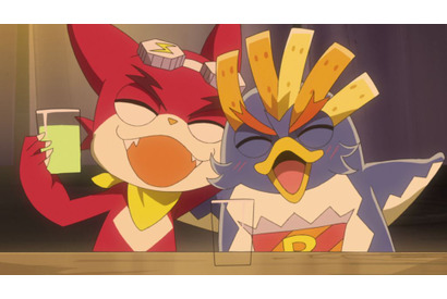 ポテペンとシュワ次郎が意気投合！ そこにトンペイが現れて……TVアニメ『爆釣バーハンター』第7話あらすじ＆先行カットが到着！ 画像