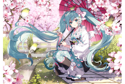 「初音ミク」春爛漫、和装姿がかわいい！ 3月9日“ミクの日”記念グッズ登場♪ 画像
