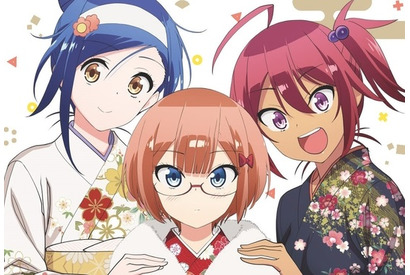 文乃、理珠、うるかの晴れ着イラスト公開！『ぼくたちは勉強ができない』新春キャンペーン開催 画像