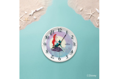 「ディズニー」寝る前のひとときが楽しみに♪「リトル・マーメイド」アリエルらの掛時計が登場 画像
