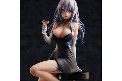 ドレスから覗く大人なカラダ＆ボディアートから色気漂う――イラストレーター・necömi「真冬の駆け引き」フィギュア化 画像