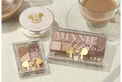 「ディズニー」韓国コスメブランド「CLIO」とコラボ！ ミニーデザインのクッションファンデやアイシャドウパレットなど 画像