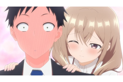 夏アニメ「うちの会社の小さい先輩の話」Twitterで話題沸騰 “あまあま”オフィスラブ開幕！ 第1話先行カット 画像