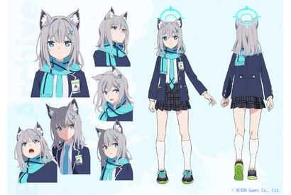 TVアニメ「ブルーアーカイブ」シロコ＆アロナのキャラクター設定画が公開！ 一部スタッフも明らかに 画像