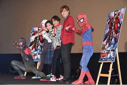 グウェンのことが「絶対に好きになっちゃうぞ！」ー『スパイダーマン:スパイダーバース』記念舞台挨拶に小野賢章・宮野真守・悠木碧が登壇【レポート】 画像