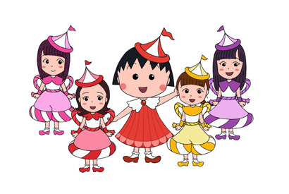 アニメ『ちびまる子ちゃん』30周年アンバサダーにももいろクローバーZが就任「まるちゃんと一緒にお仕事する夢が叶いました」 画像