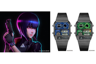 「攻殻機動隊 SAC_2045」近未来ガジェットのようなデザインがクール！ 「シチズン」コラボ腕時計を完全受注生産販売 画像