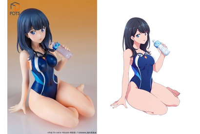 太もも、ヒップ、バスト…ピチピチ競泳水着姿で六花のボディラインが丸わかり！『SSSS.GRIDMAN』「宝多六花」競泳水着ver（フィギュア）が登場 画像