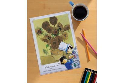 「名探偵コナン」怪盗キッド＆コナン×ゴッホの「ひまわり」！？世界屈指の美術館「ロンドン ナショナル・ギャラリー」とコラボ 画像