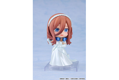 「五等分の花嫁」“ぷくー顔”も可愛い♪ 三玖がウエディングドレス姿でデフォルメ可動フィギュア「ねんどろいど」化 画像