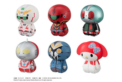 ガンダム、ライダー、ウルトラマン、マイメロディなど…『Charaction CUBE』“ルービックキューブ×キャラクター“第3弾が登場 画像