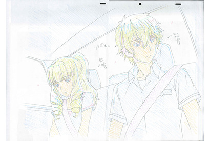 車の中のたくやと澪ー『この世の果てで恋を唄う少女YU-NO』第8話の原画を公開 画像