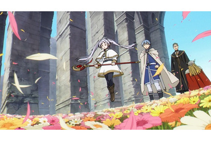 「葬送のフリーレン」“花畑を出す魔法”がフラワーギフトカードに♪ フリーレンやヒンメルなど勇者一行の場面写カード付き 画像