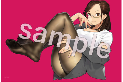 奥墨先生の美脚露わなタペストリー先行発売！コミックマーケット96で『みるタイツ』のグッズが発売！ 画像