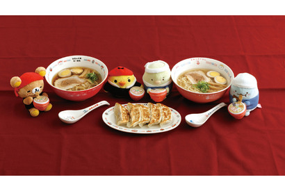 「リラックマ」と「すみっコぐらし」でいつでもラーメン屋気分♪ どんぶり、お冷グラスなど新グッズ登場 画像