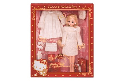～リンゴのバッグはキティちゃんからリカちゃんへ、友情のプレゼント♪～LiccA Stylish Doll Collections 「ハローキティ 45th アニバーサリー スタイル」9月2日予約開始 画像