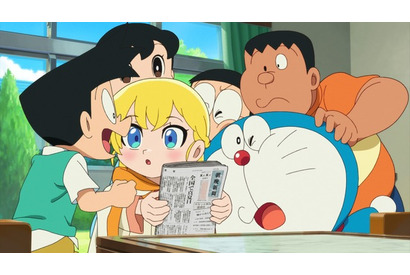 「映画ドラえもん のび太の絵世界物語」不思議な少女・クレアの姿も♪ 絵を隔てた2つの世界を描くバナービジュアル＆場面カット公開 画像