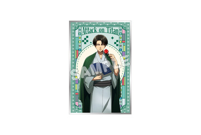 「進撃の巨人」エレンやリヴァイが浴衣姿で縁日へ♪ 描きおろしイラストグッズが登場 画像