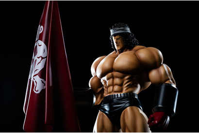 「キン肉マン」バッファローマンが“血盟軍ver.”でフィギュア化！旗を持つ姿が圧倒的な存在感 画像