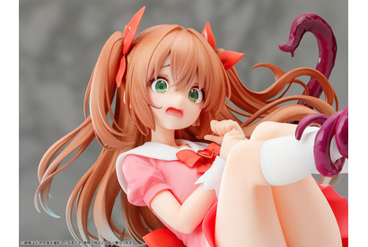 触手の罠から逃れられない!? 柔らかな太もも、純白のショーツ… 私立魔法学校2年生・セリアが無防備な姿でフィギュア化 画像