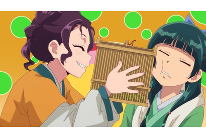 冬アニメ「薬屋のひとりごと」猫猫が“変な女官”と噂に!? 誤解を解こうとしたら皇太后に出会い… 第32話先行カット 画像