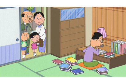 読書するマスオに子供たちはーーTVアニメ『サザエさん』第2527話のあらすじ＆先行カットを紹介！前回のじゃんけんは「グー」 画像