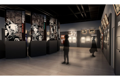 「ヒロアカ」原画展、等身大“黒デク”フィギュアや直筆原稿も…展示エリアが初公開！ 公式図録含む第2弾グッズ情報も到着 画像