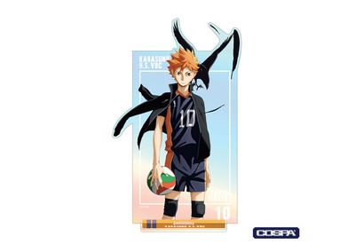 「ハイキュー!!」日向翔陽、影山飛雄、孤爪研磨が虹色にきらめく！ オーロラアクリルスタンドがFAN PARKで先行販売 画像