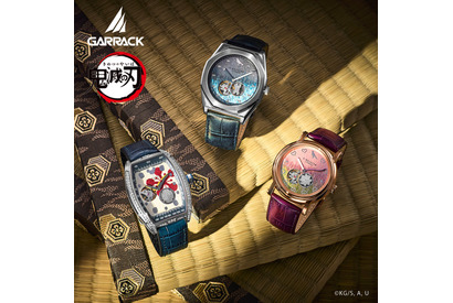 「鬼滅の刃」宇髄天元、時透無一郎、甘露寺蜜璃の“日輪刀”もキラリッ！ 「金沢箔」使用の機械式腕時計に新モデル登場 画像