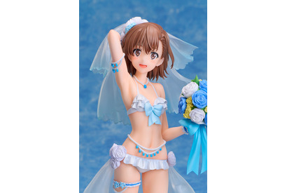 「とある科学の超電磁砲」純白の水着、まぶしい笑顔…御坂美琴がウェディング水着姿でフィギュア化！ 画像