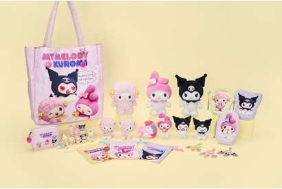 マイメロ＆クロミ、ふわふわキュートなぬいぐるみやトートバッグが登場！Netflixアニメ版とメロウサロミウサのデザインに注目 画像