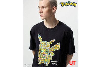 「ポケモン」ピカチュウ、メガサーナイトexらの大胆デザインTシャツ登場！ポケカ＆ゲームアプリ“ポケポケ”と「UT」が初コラボ 画像