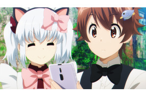 秋アニメ「終末ツーリング」廃墟の秋葉原で“執事とメイド”のコスプレで大盛り上がり♪ 第4話先行カット 画像