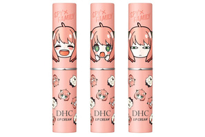 「SPY×FAMILY」アーニャのにっこり＆キラキラ＆ジト目顔がキュート！コラボデザインのDHCリップクリーム登場 画像