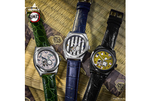 「鬼滅の刃」不死川実弥、伊黒小芭内、悲鳴嶼行冥をイメージ！「金沢箔」使用の機械式腕時計に新モデル登場＆“柱”が勢揃い 画像