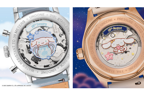 「サンリオ」かわいいシナモロール＆ダイヤモンド煌めく…“夢が叶う時計”誕生！ウォッチブランドとコラボ 画像