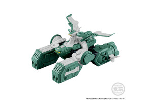 ジオンの強襲揚陸艦「ソドン」がミニフィギュアで登場！ 緑と白のカラーが映える造形に！ シャアが艦に合流する際に使用したあの船も 画像
