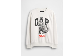 「ゴジラ」×Gapと初コラボ！大胆なゴジラデザインや、“VSデストロイア”のワンシーンなどがアパレルに 画像