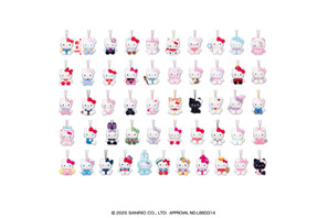 「サンリオ」キティちゃんが制服、ギャル、赤ちゃんに!? 全51種類のキティちゃんのマスコットが登場 画像