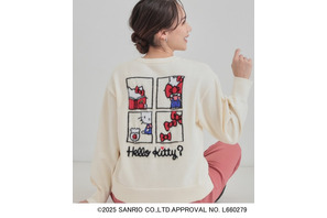 冬にぴったり♪ふわふわカワイイ～「ハローキティ」ニットやファーポシェットが登場 画像