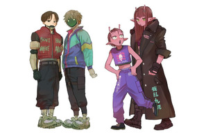 カート＆マックス アカネ＆カナタの描き下ろしアクスタ！「銀河特急 ミルキー☆サブウェイ」コミカライズ第1巻が発売 画像