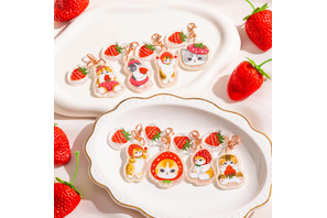 「mofusand」苺にまみれて、にゃんとも幸せ…♪ 旬の苺をテーマにしたにゃんこグッズがかわいすぎる！ 画像