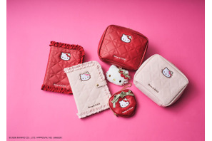ハローキティ、いちごのリボンで上品おめかし♪「Maison de FLEUR」コラボで特別コレクションがファミマ、書店で展開 画像