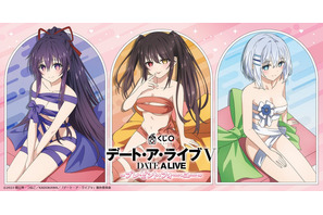 プレゼント私!?「デート・ア・ライブ」夜刀神十香、時崎狂三、鳶一折紙がリボン風衣装で悩殺！ キャラクターくじに登場【くじQ】 画像