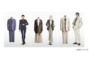 ハサウェイ、ギギ、ケネスをイメージしたスーツ！ 「機動戦記ガンダム 閃光のハサウェイ」オーダースーツ＆シャツ＆ネクタイが登場 画像