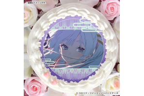 「超かぐや姫！」かぐや・酒寄彩葉・月見ヤチヨがホワイトデーのスイーツに♪ 缶バッジ付きケーキ＆マカロンが登場 画像