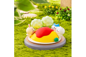 ちいかわ＆ハチワレ＆うさぎが大きなオムライスが囲む♪やさしく光るLEDルームライトが登場！3月12日18時より「ちいかわマーケット」で予約開始 画像